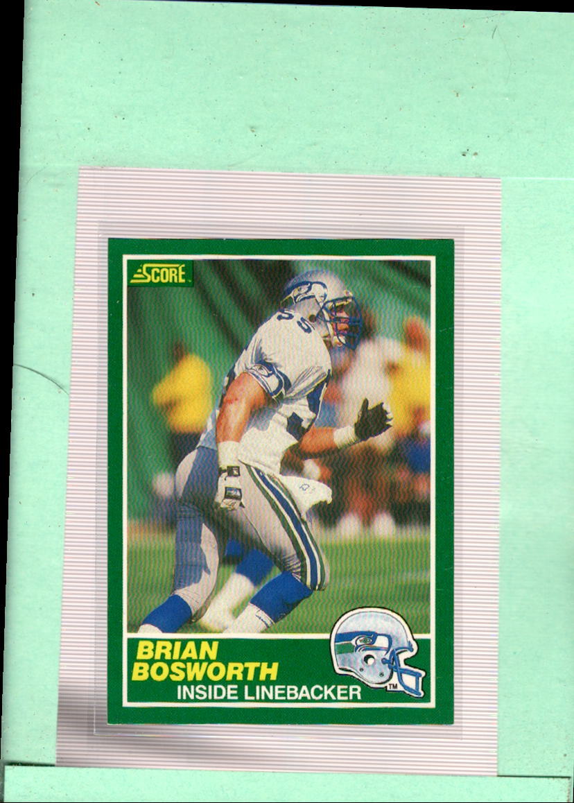 1989 Score #239 Brian Bosworth MINT Seahawks ID:45154 | eBay