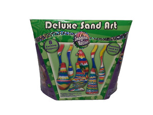 Imagine Nation Deluxe Sand Art Kit - Colored Sand & 8 Art Bottles