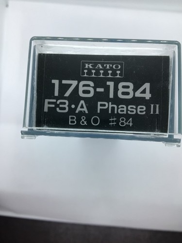 KATO N Scale 176-184, F3-A, B&O # 84. Not DCC ready. - Picture 4 of 5