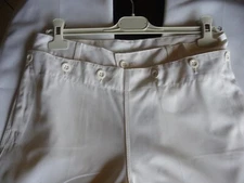 White Deck Pants, Antique: 1977 Navy Nationale Size 80 C