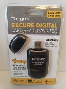 New Targus Secure Digital Card Reader Writer Usb 2 0 Tgr Msd500 For Pc Mac 844702005792 Ebay