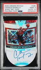 2020 Crown Royale Jewel Signature FOTL — Charles Barkley — MINT PSA 9, Auto 10