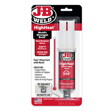 J-B Weld High Heat Epoxy Syringe, Dark Grey