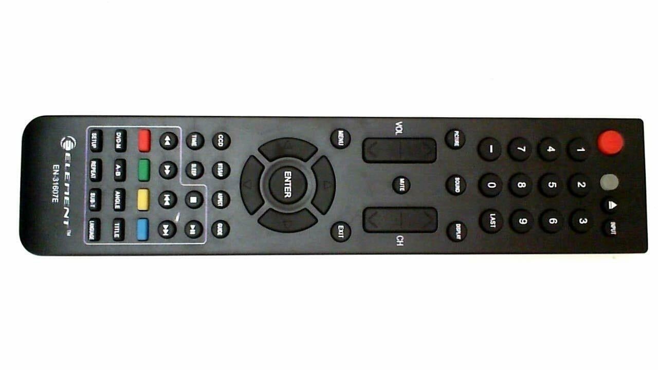 Element TV Remote Control Replacement - EN-31607E For Multiple TV Models
