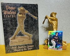(1) DREW WATERS ROOKIE CHROME REFRACTOR LIMITED ED GAME STATUE 2019 MISS BRAVES