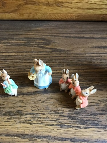 Set (2) Hallmark Keepsake 1998 Peter Kaninchen Ostern Miniatur Ornamente Neu im Karton - Bild 2 von 15