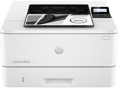 HP LaserJet Pro 4001dw Laser Printer, Black And White Mobile Print Up to 80,000