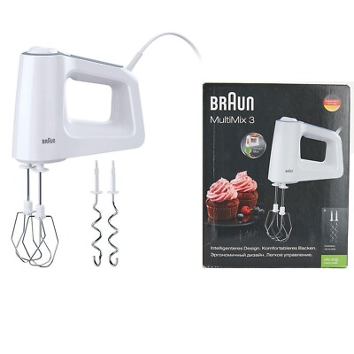 Braun MultiMix Hand Mixer 500W – Speed Turbo, Stainless
