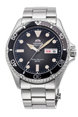 ORIENT SPORTS RN-AA0810N Black Automatic Mechanical Diver Men's Watch New in Box