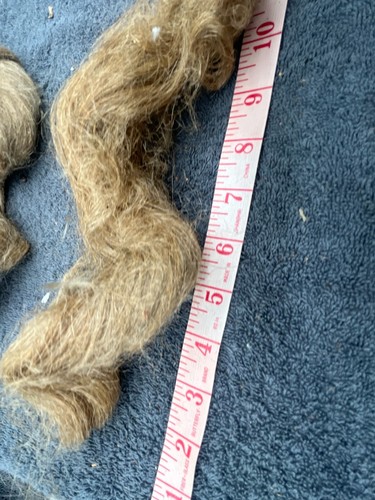 antique victorian blond long hair wig making piece doll wig making lot Human - Picture 9 of 20