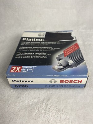 Set of 4 Bosch Platinum 6706 Car Truck Auto Spark Plugs HR8DPP30Y Various Makes