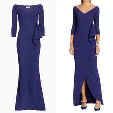 Chiara Boni La Petite Robe Rosellina Drape Detail Gown Size 6