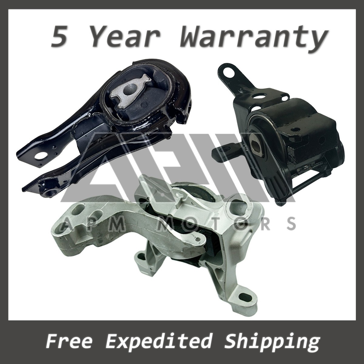 K3904 For 2018-2021 Mazda 6 2.5L Engine & Transmission Mount Kit