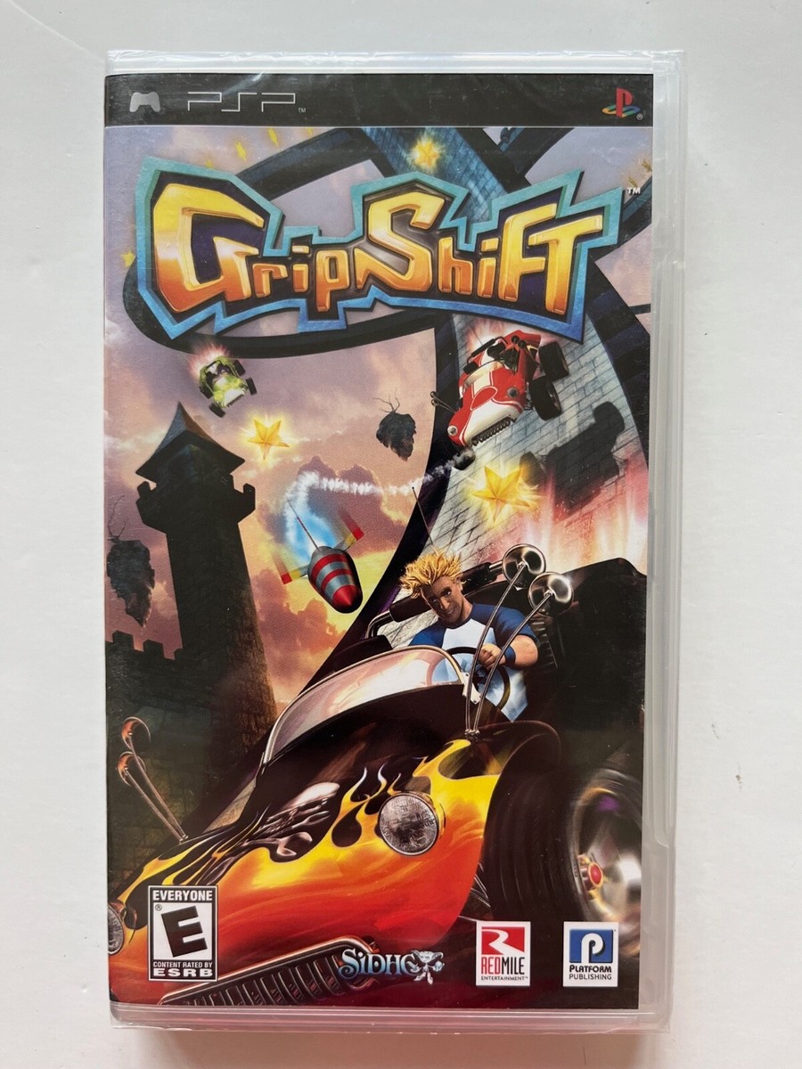 GripShift (Sony PSP, 2005) Grip Shift New Factory Sealed OOP Red