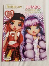 Rainbow High Dolls Coloring & Activity Book Tear & Share pages🆕🆓 Shipping!