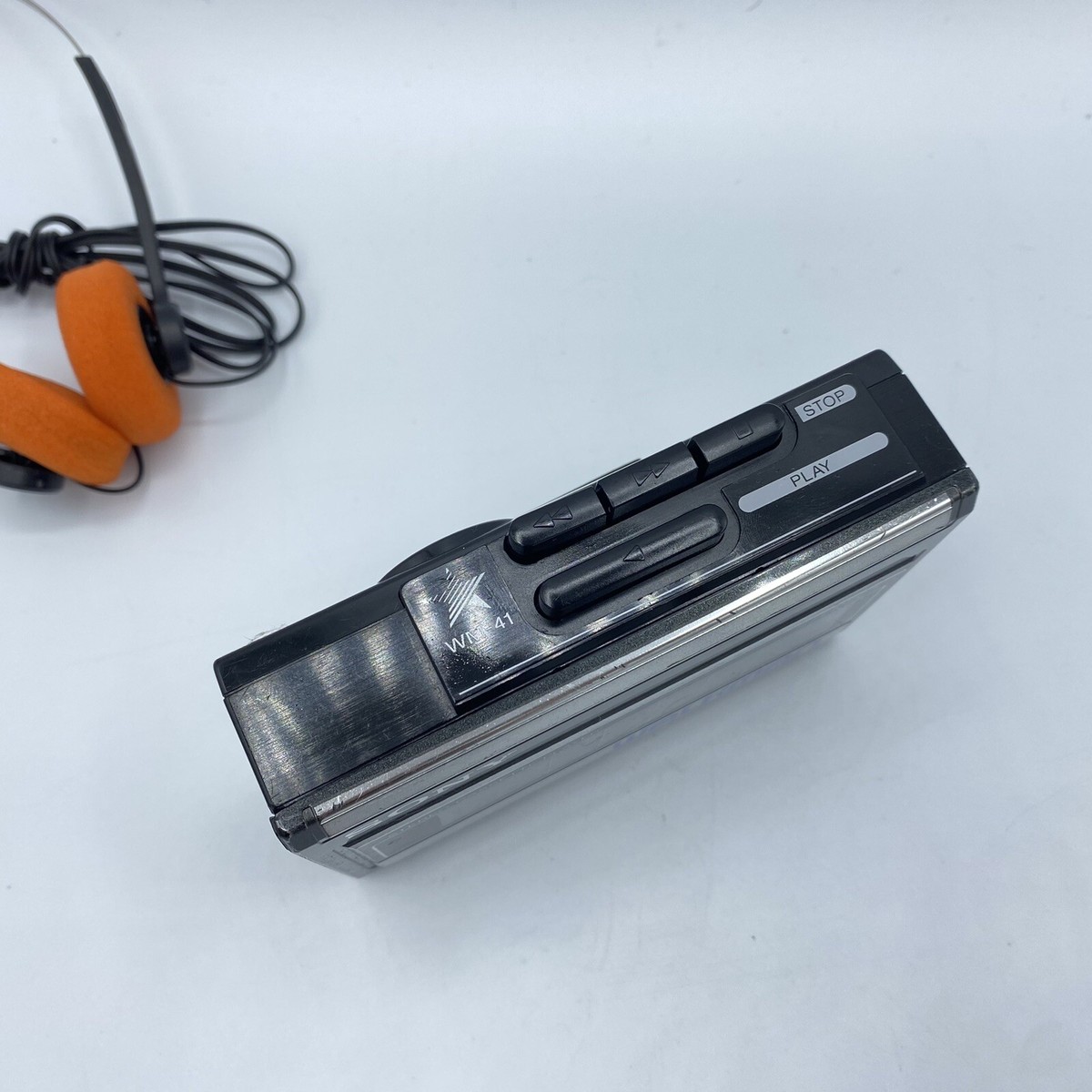 ⭐ Sony Walkman WM-41 Cassette Player ~ New Belts ~ Reconditioned