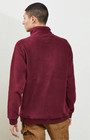 Men's Tommy Hilfiger 1/4 Zip Polar Fleece Pullover in Burgundy Size L - NEW — photo 2