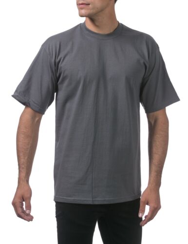 5 Pack Pro Club Men's Heavyweight Short Sleeve Tee T-Shirt - Picture 15 of 41