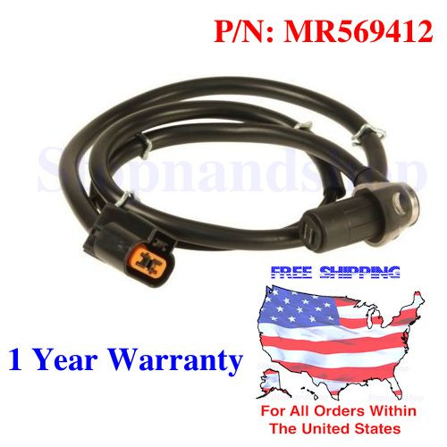 Front Left & Right ABS Speed Sensor Set For 2001-2006 Mitsubishi Montero (MR307038/MR307039)