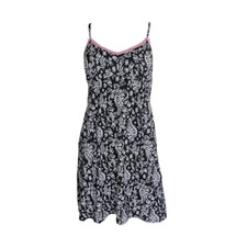 dark coquette lace slip mini dress