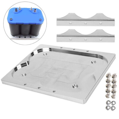 Optima Battery Mount Aluminum Battery Tray & Hold Down Kit - Fits Optima 34/78 Series Batteries In Trunk/Mount Applications D34 D34/78 Battery Holder - Foto 7