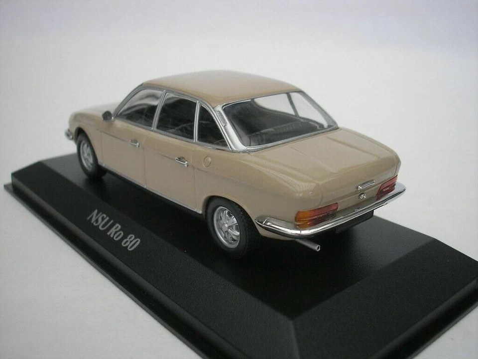 NSU RO 80 1972 SAHARA BEIGE MAXICHAMPS 940015401 1/43 METAL - Immagine 2 di 4