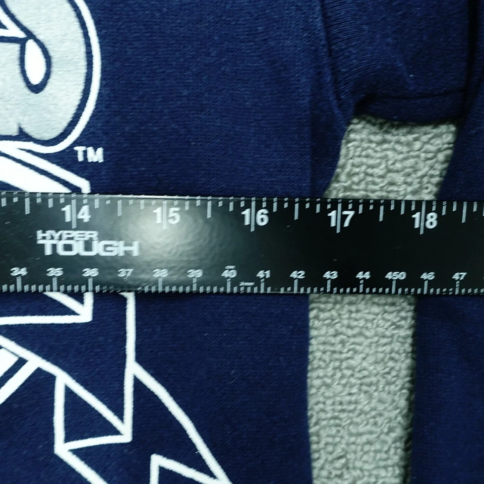 Sudadera Tultex Niños Talla Pequeña Azul Gris NFL Dallas Cowboys Foto 4 de 4