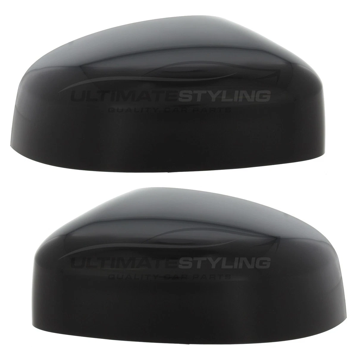 Ford Mondeo MK4 2011 2015 Door Wing Mirror Cover Cap Gloss Black Pair Left Right