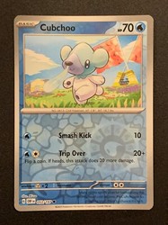 Cubchoo 053/197 Obsidian Flames Reverse Holo