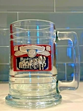 Budweiser Glass Tanker Mug Clydesdale Anheuser Busch AB