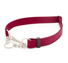1 Inch Chain Martingale No Slip Dog Collar 1 Inch Half Check Training Collars