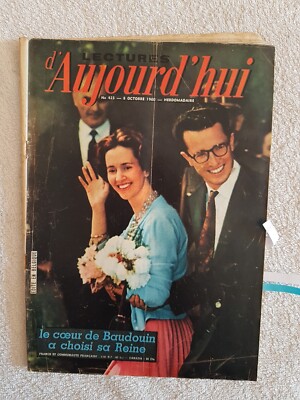 HEUTE LESUNGEN NR. 423 8.10.1960 KÖNIG BAUDOUIN ELSA MARTINELLI GEORI SCHLAMM