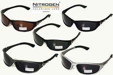 Nitrogen Smoke Polarized Mens Sport Sunglasses GOLF FISHING Watersports