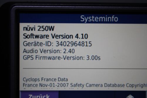 Garmin nüvi 250W Navigationsgerät *defekt* - Bild 3 von 6