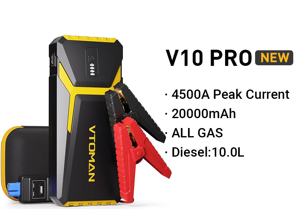 Power Bank 20000mAh Jump Starter Portable Charger Booster 4500A Battery Starter