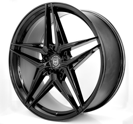 4 HP5 22 inch STAGGERED Gloss Black Rims fits MASERATI GRANTURISMO S 2008 - 2013