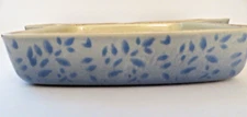 Stoneware By Grestel Blue Leaf Baking Serving Dish Portugal