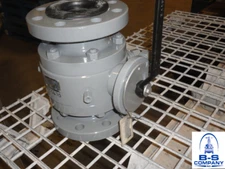 NEWAY Trunnion Ball Valve 3" 300 Raised Face Flange End Full Port Lever Operated