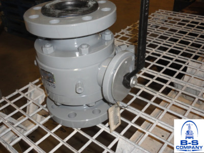 NEWAY Trunnion Ball Valve 3'' 300 Raised Face Flange End Full Port Lever Operated
