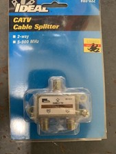 (4) Eagle 2-Way Splitter 1 Port Power Passing 5-900 MHz 2 GHz Satellite CATV