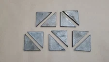3"x3" 1/4" Steel Triangle Gusset Lot of 10 Weld On A36 HRPO 1/4" Thick