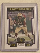 2023 Score #333 DeWayne McBride RC Minnesota Vikings