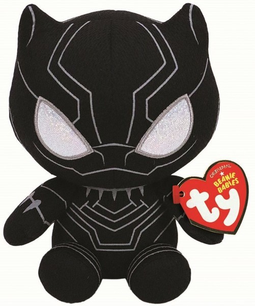 "Ty Marvel-Figur \" Black Panther \" Comic -Beanie Babies PlüSchfigur"-image