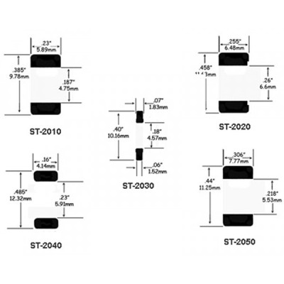 1/64 HO Scale AFX Slot Car Tires 10pk Fits X-Traction, Aurora