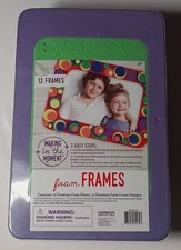  NEW DIY Foam Picture Frame Craft Kit, 12-Pack, Horizon Group USA