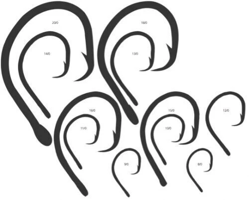 MUSTAD 39960-DT-FORGED 2X STRONG DURATIN CIRCLE HOOKS CHOOSE SIZE 100PK! - Image 3 of 4