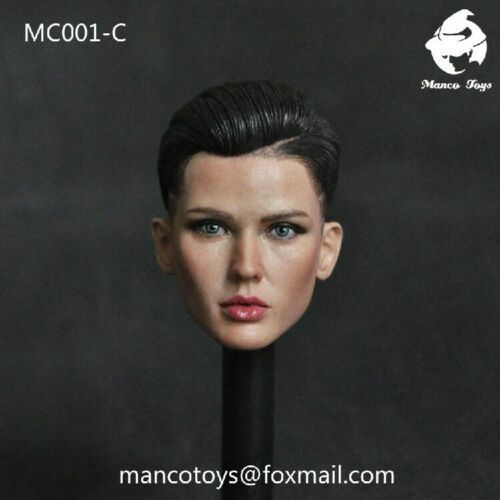 MC001-C 1/6 Ruby Rose Female Head Sculpt Model Carving Toy fit 12" Action Figure - Picture 1 of 3