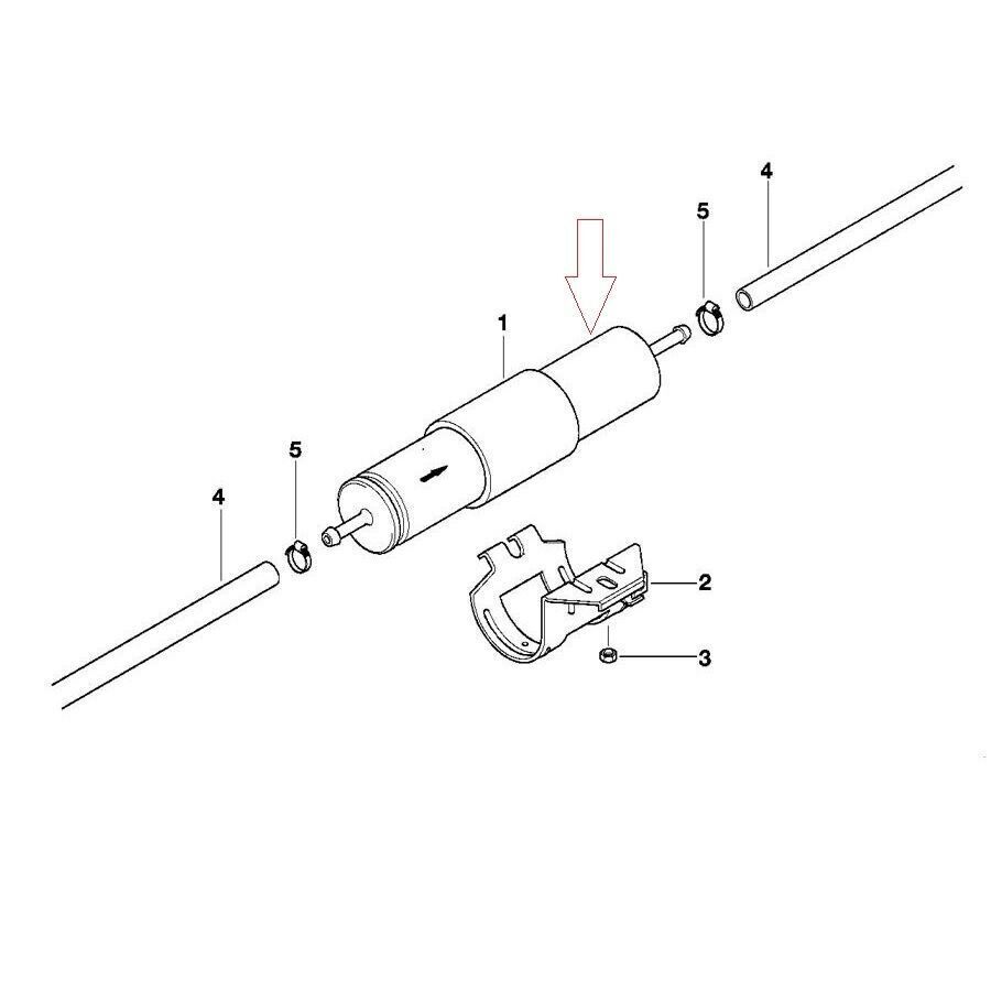 Fuel Filter New For BMW E36 E46 E34 E39 E38 E31 540i 740i 750iL Z3