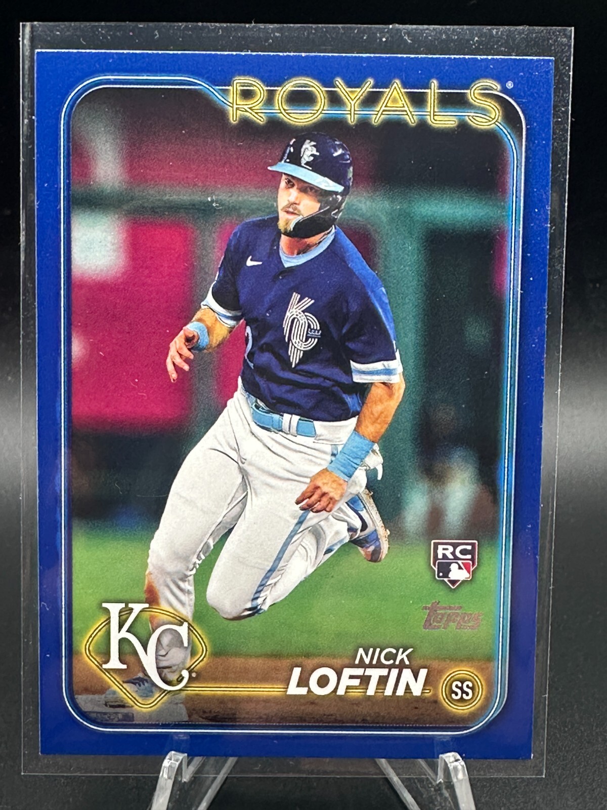 2024 Topps Series 2 Baseball Nick Loftin RC Royal Blue #506 Kansas City Royals