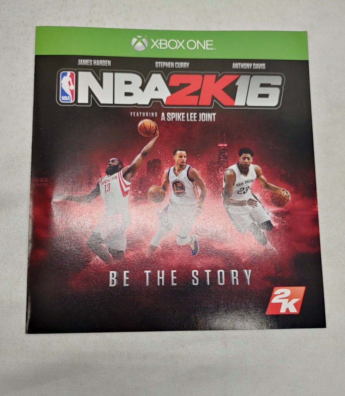 NBA 2K16 Xbox One AUTHENTIC MANUAL ONLY | eBay